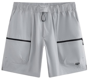 Shorts de randonnée pour hommes, 9 pouces, légers, séchage rapide, résistants à l'eau, extérieur en spandex/polyester, taille élastique, poches zippées - Product Image 1
