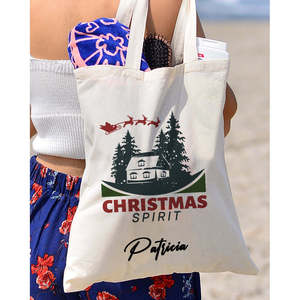 Christmas <b>Spirit</b> Tote Bag Festive Gift Bags with Christmas <b>Spirit</b> Christmas <b>Spirit</b> Tote Bag Festive Gift Bags Christmas <b>Spirit</b> - Product Image 2