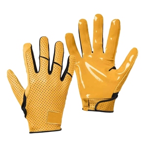 Gants de football américain antidérapants avec un matériau en spandex confortable et une protection sportive pour adultes - Product Image 1