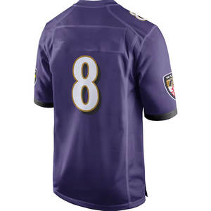 Vente en gros de maillots de football américain personnalisés col en V avec manches courtes polyester respirant sublimation imprimé option grande taille - Product Image 3