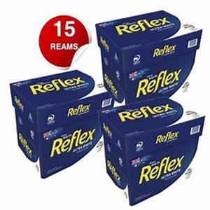 Papier copie A4 Carbon Neutral Reflex 80g, résine PET, blanc et coloré, Royaume-Uni, en vente à prix modérés - Product Image 5