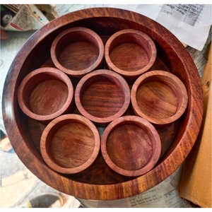 New Arrival Luxurious <b>Wooden</b> <b>Storage</b> <b>Box</b> Modern Design Kitchenware and Jewelry Premium Quality Multiuse with Carved Technics - Product Image 1