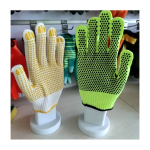 Gants de travail robustes en cuir synthétique noir HLI pour conducteur de tracteur, mécanicien, sécurité, résistants à l'huile, sports de plein air, quatre - Product Image 2