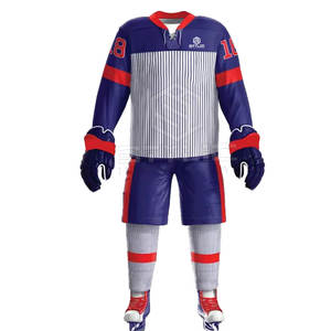 Fait sur mesure en gros uniforme de hockey sur glace unisexe à séchage rapide uniforme de hockey sur glace respirant à vendre - Product Image 2