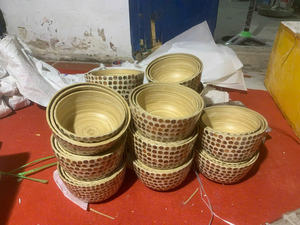 Ensaladeras de bambú coloridas y duraderas, ligeras, fáciles de limpiar, perfectas para cafeterías, restaurantes y uso diario 2025 - Product Image 2