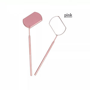 Professional 3X Magnification Lighted Stainless Steel <b>Pocket</b> Size Eyelash Extension <b>Mirrors</b> Bulk Wholesale Prices - Product Image 2