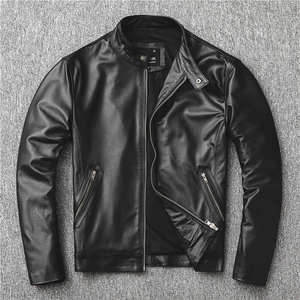 Blouson Bomber en Cuir Premium pour Homme avec Col Montant Style Urbain Imperméable et Coupe-Vent Faible MOQ 2 Pièces - Product Image 3