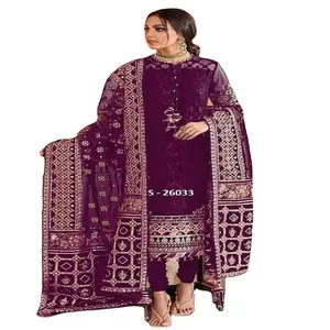 Neueste pakistani sche Kleider Mode Arabische Kleider Frauen Salwar Kameez für weltweiten Lieferanten und Exporteur