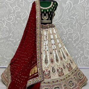 Pure Bandhani combinar estilo Panetar Lehenga choli - Product Image 1