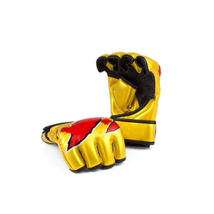 Nouveaux gants de boxe MMA dorés pour hommes, fabriqués au Pakistan, en gros, vêtements de sport en cuir PU - Product Image 6