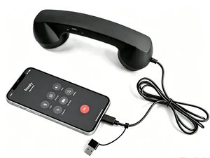 Auricular con Cable de Diseño Retro Clásico Tipo-C, Auricular Telefónico con Micrófono, Compatible con MS Teams - Product Image 3