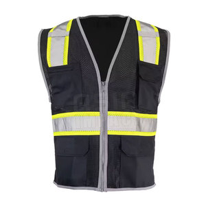 Safety Vest High Visibility Reflective Design Lightweight Breathable Fabric Ideal For Work Outdoor Jobs And Daily Workwear Use - Product Image 1