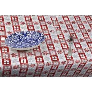 Mantel de Papel Profesional Rojo de 100x100cm, Plegable, Impresión 1/8 Copos, 250 Unidades, B2B - Product Image 1