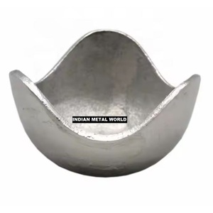 Bol de serveur moderne en métal doré fait à la main Bol à chocolat Écologique Mariage pour servir des bonbons au chocolat et autres sucreries - Product Image 3