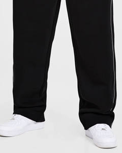 Jogger de pierna recta de gran tamaño negro de alta calidad, detalle de tuberías para hombres, peso pesado, secado rápido, gimnasio, Fitness y ropa de calle, Jogger para hombres - Product Image 6