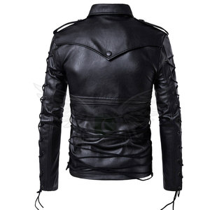 New Arrival High Quality Leather Made Fashion <b>Men</b> <b>Jacket</b> With Low MOQ <b>Men</b> Fashion Leather <b>Jacket</b> - Product Image 3