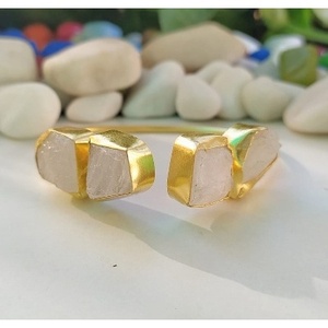 Gold Plated Brass Rough Fashion Cuff <b>Bracelets</b> - Product Image 2