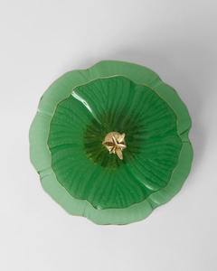 Support à gâteaux et cupcakes de luxe en métal vert tropical moulé, motif feuille, 2 niveaux, fait main, écologique, ananas doré, cadeau pour la maison - Product Image 3