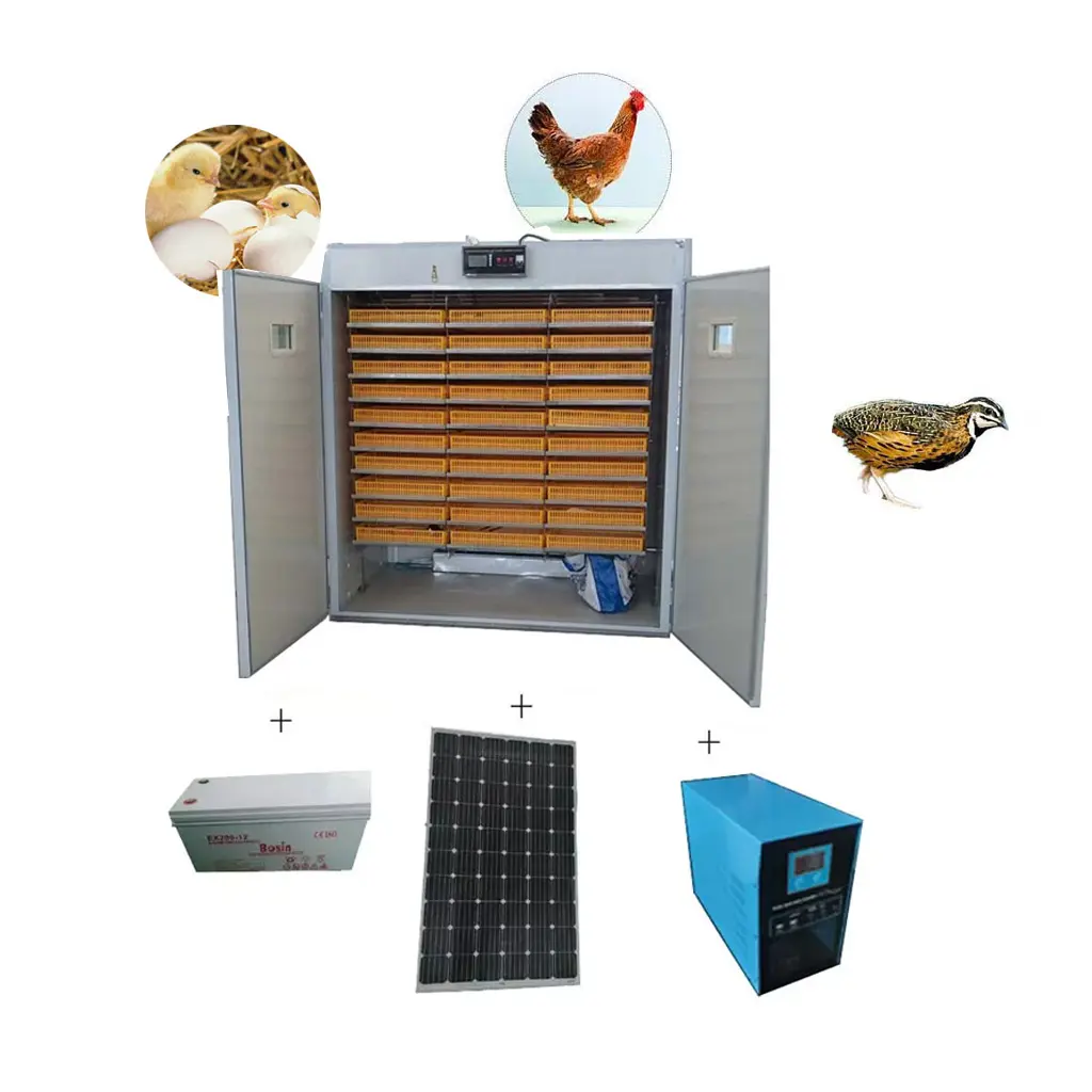 5000 चिकन अंडे सेने वाला सौर इनक्यूबेटर HJ-SI9 स्वचालित सौर ऊर्जा अंडा इनक्यूबेटर