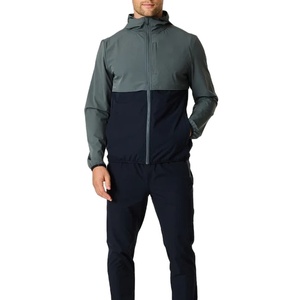 เสื้อแจ็คเก็ตวิ่งกันลมแบบมีฮู้ด ผ้าฝ้าย 100% น้ำหนักเบา คุณภาพสูง สำหรับฤดูหนาว ขายส่ง พร้อมปักโลโก้ตามสั่ง รุ่น 2026 ผ้าฟลีซ - Product Image 2