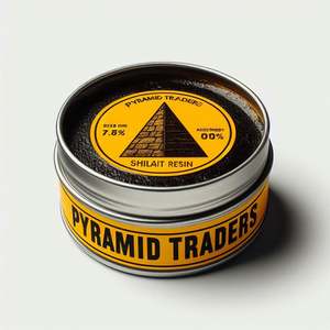 Shilajit resina 100g aluminio estaño negro orgánico Cachemira Himalaya 76% ácido fúlvico suplemento de hierbas naturales de calidad superior - Product Image 5