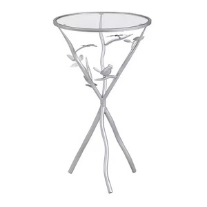 Nueva mesa de aluminio fundido de estilo moderno con acabado antiguo, también disponible en níquel pulido, pequeña mesa de centro de muebles para el hogar - Product Image 3