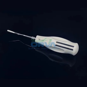 Ensemble d'instruments chirurgicaux dentaires autoclavables avec poignée en plastique de 9 pièces Instruments électriques manuels Élévateurs radiculaires peu invasifs - Product Image 4