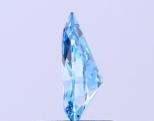 Diamant de laboratoire CVD en forme de poire, couleur bleu vif fantaisie, clarté VS2, polissage excellent, pierre précieuse de luxe premium en vrac - Product Image 3