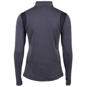 Camisetas ecuestres de manga larga para mujer, ropa deportiva personalizada, Top ecuestre - Product Image 1