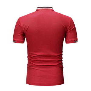Camisetas Polo Casuales para Hombre, Nuevo Diseño en Venta, Logotipo Personalizado, Color Sólido, Transpirables, MOQ y Precio Bajos - Product Image 2