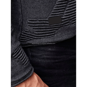 เสื้อยืดคอกลมแบบยูนิเซ็กซ์ ผ้าฝ้ายผสมโพลีเอสเตอร์ ขนแกะนุ่ม เป็นมิตรกับสิ่งแวดล้อม เสื้อฮู้ดแขนยาวสำหรับผู้ชาย ใส่ได้ในฤดูหนาว สีพื้น ย้อมแบบดิจิทัล รับสั่งทำ - Product Image 6