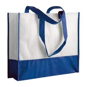 Borse Promozionali Personalizzate TNT con Design a Soffietto e Manici Lunghi, Gadget Personalizzati - Product Image 1