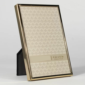 High Quality Silver <b>Metal</b> & Clear Glass Stylish Picture <b>Photo</b> <b>Frame</b> For Home Living Room Bed Room & Office Desk Decor - Product Image 3