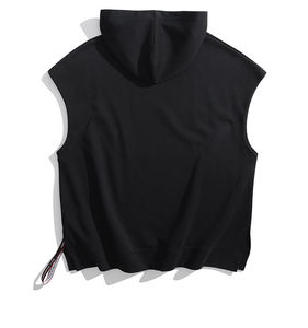 Nouveaux vêtements de fitness d'été sans manches sur mesure pour hommes débardeur conception OEM débardeur à capuche pour hommes à vendre - Product Image 4