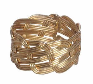 Handcrafted <b>Silver</b> Metal <b>Napkin</b> Rings Dining Table Decorative Tissue Rings Stocked for Party Occasions - Product Image 5