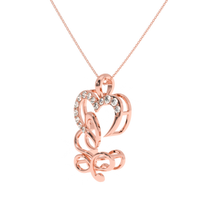 AJRETAIL Infinity Heart Diamond Pendant-0,19 Quilates, Celebrate Love Forever - Product Image 5