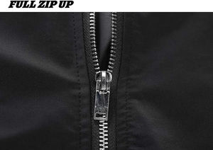 Chaqueta Universitaria de Béisbol de Cuero Básica Personalizada para Hombre, Cuello Alto, Prenda Exterior con Diseño Universitario, Nuevo Estilo Bomber Básico - Product Image 5