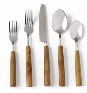 Ensemble de couverts de luxe pour la décoration de table, acier inoxydable 18/8 avec manche en nacre, ensemble de couverts en acier inoxydable, cuillère, fourchette à fruits, vaisselle, couverts - Product Image 5