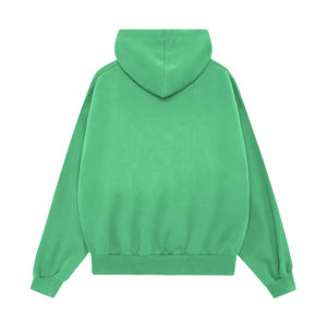 100% Sudadera con capucha de diseño italiano para hombre Tela acogedora y duradera perfecta para días fríos y todo tipo de actividad Color menta - Product Image 2