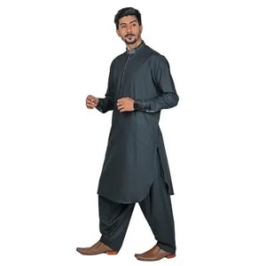 Shalwar Kameez respirant de qualité supérieure, dernier style, pour hommes, vente en gros, Salwar Kameez personnalisé, robe Punjabi - Product Image 5