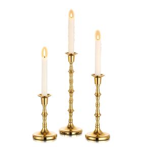 Bougeoir fait main Design de luxe Bougeoir moderne sur pied en aluminium pour décor de fête d'anniversaire. - Product Image 1