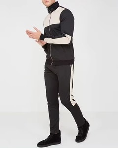 Custom Mens Street Wear Windbreaker Track Front Zip Colorblock Elasticated Trims 100% Chaquetas de nylon - Product Image 3