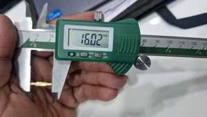 Cierres de Barril de Aleación de Zinc Hechos a Medida, Acabado Pulido, Tamaño de 17 mm, Orificio de 1 mm, Duraderos y Seguros para Bolsas de Joyería, Cierres con Cordón - Product Image 2