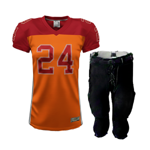 Vêtement de sport en polyester 245GSM, maillot de football américain pour adultes, uniforme de match universitaire, vente en gros - Product Image 2
