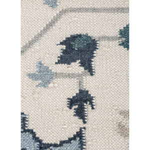 พรมขนสัตว์ทอมือลายดอกไม้แบบแบนสไตล์เบดูอิน รุ่น ADWL-23009 สำหรับใช้ในบ้าน - Product Image 3