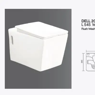 Nhà vệ sinh bát treo Toilette CE chứng nhận nhà máy trực tiếp gốm sứ vệ sinh tiết kiệm nước kép tuôn ra Vanity phòng tắm