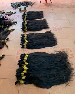 ผมต่อทำจากผมมนุษย์แบบคู่ผมตรงจากเวียดนาม - Product Image 3