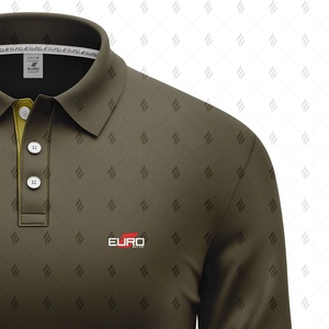 Camisas Casuales de Algodón/Poliéster para Hombre, de Alta Calidad, con Patrón Sólido, Transpirables, Ecológicas, Antiarrugas y de Secado Rápido - Product Image 2