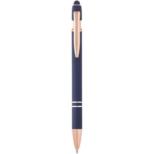 Stylo à bille Nanna Gold Rose Finish avec encre bleue - Product Image 4