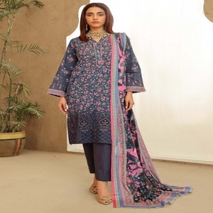 BIN HAMEED VOL MAYA Embroidery Three Piece Punjabi Suits Heavy <b>Eid</b> Party <b>Dresses</b> Winter Salwar Kameez Indian <b>Pakistani</b> Clothing - Product Image 6